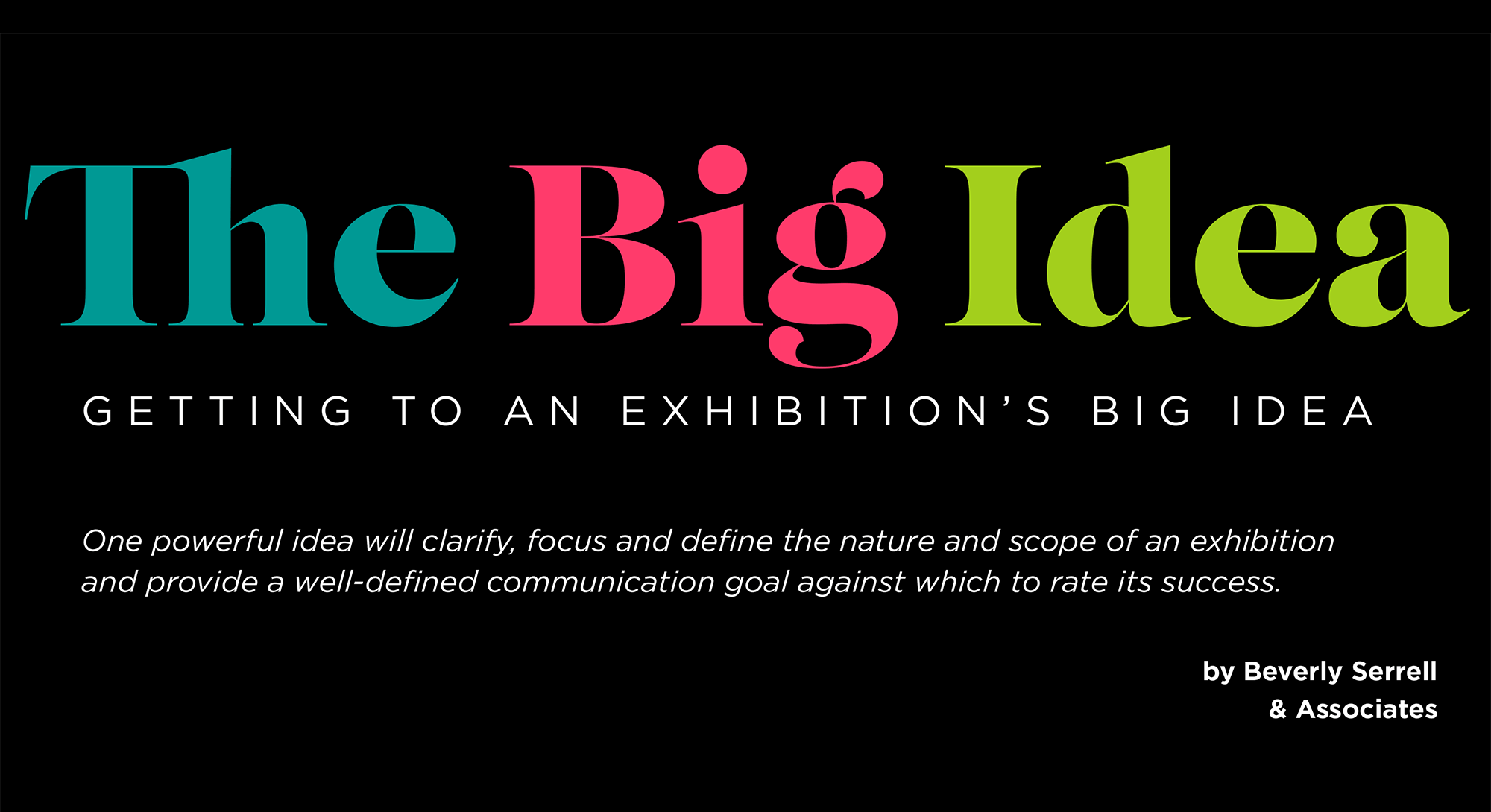 The Big Idea book cover